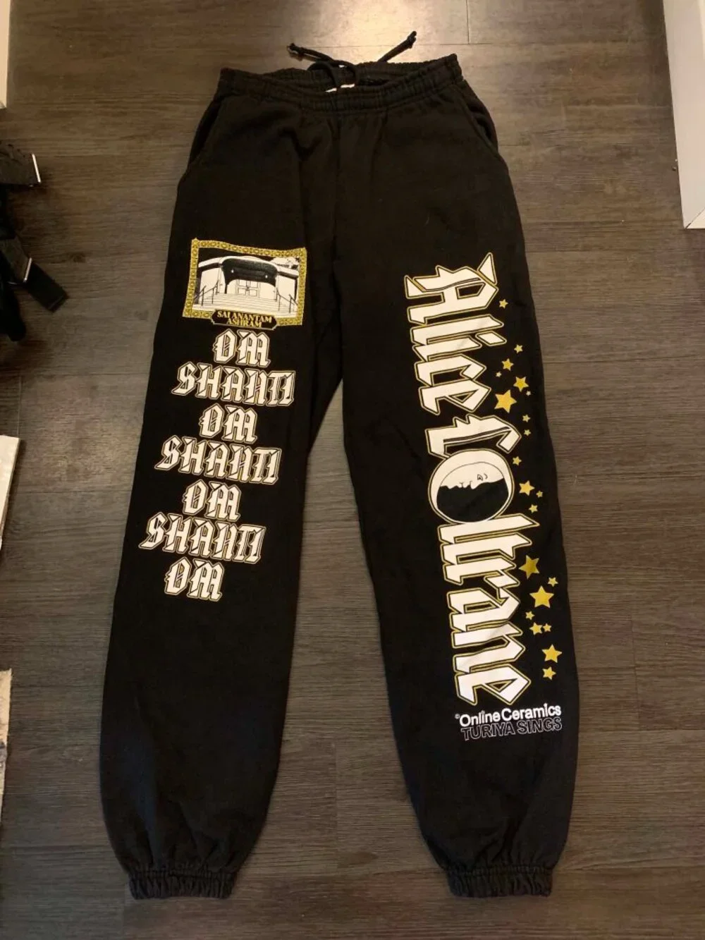 Online Ceramics - Alice Coltrane John Coltrane Sweatpants Jogger - Size Small